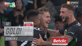 Liga Portugal Betclic: Sporting vs Moreirense, Golo 3-0 Gyokeres (2024-2025)