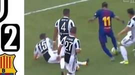 Amigáveis de clubes: Juventus 1 - 2 Barcelona (2017-2018)