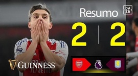 Premier League: Arsenal 2 - 2 Aston Villa (2024-2025)