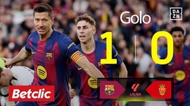 La Liga: Barcelona vs Mallorca, Golo 1-0 Lewandowski (2025-2026)