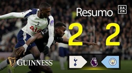 Premier League: Tottenham 2 - 2 Man City (2025-2026)