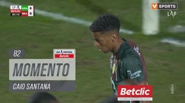 Liga Portugal Betclic: CF Estrela Amadora vs Sp. Braga, Jogada Caio Santana, 82' (2024-2025)