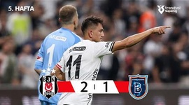 Super Ligi: Besiktas 2 - 1 Basaksehir (2025-2026)