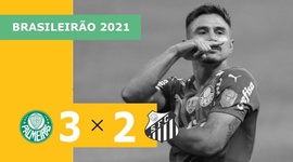 Brasileirão: Palmeiras 3 - 2 Santos (2021)
