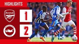 Premier League: Arsenal 1 - 2 Brighton (2021-2022)