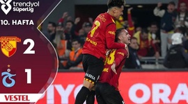 Super Ligi: Göztepe Izmir 2 - 1 Trabzonspor (2024-2025)