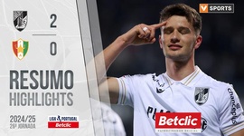 Liga Portugal Betclic: V. Guimarães 2 - 0 CF Estrela Amadora (2024-2025)