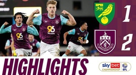 Championship: Norwich 1 - 2 Burnley (2024-2025)