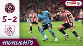 Championship: Sheffield Utd 5 - 2 Burnley (2022-2023)