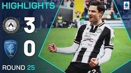 Serie A: Udinese 3 - 0 Empoli (2024-2025)