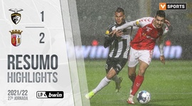 Liga Portugal Bwin: Portimonense 1 - 2 Sp. Braga (2021-2022)