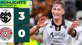 Serie B: Spezia 3 - 0 FC Südtirol (2024-2025)