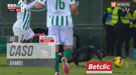 Liga Portugal Betclic: Rio Ave vs Sp. Braga, Caso Robson Bambu, 80' (2024-2025)