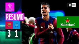 Liga Campeões: Barcelona 3 - 1 Napoli (2023-2024)
