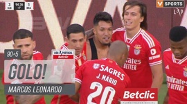 Liga Portugal Betclic: Benfica vs Sp. Braga, Golo 3-1 Marcos Leonardo (2023-2024)