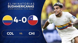 Qualificação Mundial América do Sul: Colômbia 4 - 0 Chile (2026)