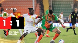 Super Ligi: Alanyaspor 1 - 1 Göztepe Izmir (2024-2025)