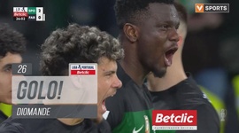 Liga Portugal Betclic: Sporting vs Farense, Golo 2-0 Diomande (2024-2025)