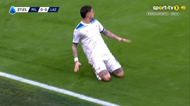 Serie A: Milan vs Lazio, Golo 0-1 M. Zaccagni (2024-2025)