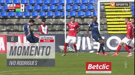 Liga Portugal Betclic: Santa Clara vs Moreirense, Jogada Ivo Rodrigues, 6' (2024-2025)
