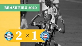 Brasileirão: Grêmio 2 - 1 Bahia (2020)