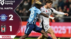 Super Ligi: Adana Demirspor 2 - 1 Besiktas (2024-2025)