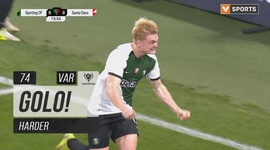Taça de Portugal Generali Tranquilidade: Sporting vs Santa Clara, Golo 1-0 Harder (VAR) (2024-2025)