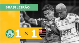 Brasileirão: Palmeiras 1 - 1 Flamengo (2023)