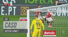Liga Portugal Betclic: Sporting vs Sp. Braga, Caso Victor Gómez, 58' (2024-2025)