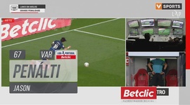 Liga Portugal Betclic: Benfica vs Arouca, Penálti Jason (VAR), 67' (2024-2025)