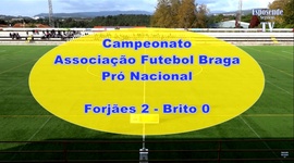 Pró-Nacional AF Braga: Forjães 2 - 0 Brito (2019-2020)
