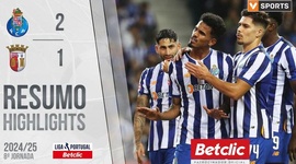 Liga Portugal Betclic: FC Porto 2 - 1 Sp. Braga (2024-2025)