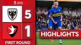 FA Cup: AFC Wimbledon 5 - 1 Cheltenham Town (2023-2024)
