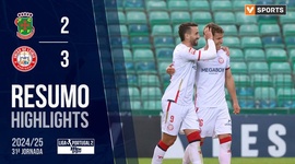 Liga Portugal 2 Meu Super: Paços Ferreira 2 - 3 U. Leiria (2024-2025)