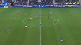 Ligue 1: Strasbourg vs Stade Brest, Golo 1-0 S. Amo-Ameyaw (2025-2026)
