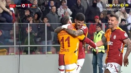 Super Ligi: Samsunspor vs Galatasaray, Golo 0-1 Y. Akgün (2024-2025)