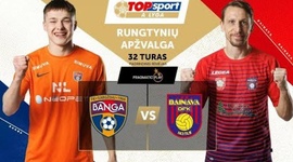 A Lyga: Banga Gargzdai 0 - 3 FK Dainava Alytus (2024)