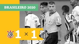 Brasileirão: Corinthians 1 - 1 Santos (2020)
