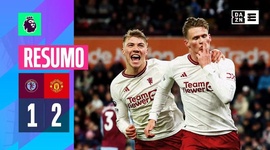 Premier League: Aston Villa 1 - 2 Man Utd (2023-2024)