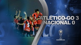 Copa Sudamericana: Atlético-GO 3 - 0 Nacional Montevideo (2022)
