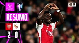 Liga Campeões: Arsenal 2 - 0 Sevilla (2023-2024)