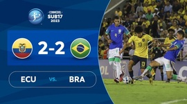 Sudamericano Sub-17: Equador 2 - 2 Brasil (2023)
