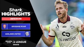 A-League: Brisbane Roar 2 - 3 Adelaide United (2024-2025)