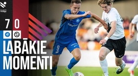 Virsliga: FK Riga 7 - 0 FS Jelgava (2024)