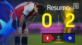 Liga Campeões: Feyenoord 0 - 2 Inter (2024-2025)