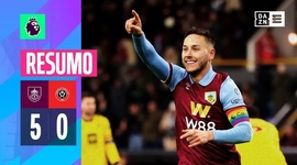Premier League: Burnley 5 - 0 Sheffield Utd (2023-2024)