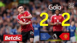 Premier League: Everton vs Man Utd, Golo 2-2 Ugarte (2024-2025)
