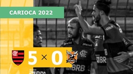 Campeonato Carioca: Flamengo 5 - 0 Nova Iguaçu (2022)