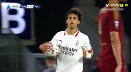 Serie A: Roma vs Milan, Golo 1-1 João Félix (2024-2025)