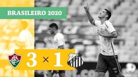 Brasileirão: Fluminense 3 - 1 Santos (2020)